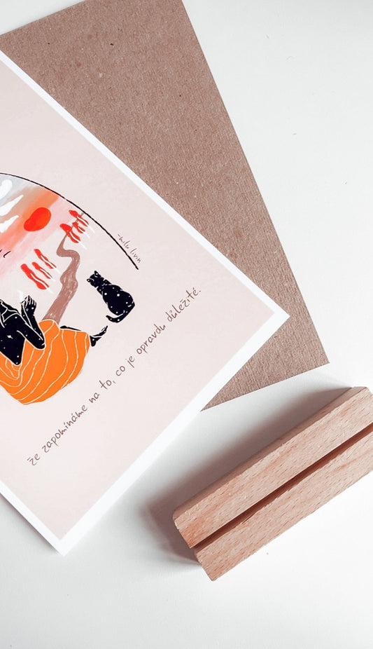 Dřevěný stojánek (buk)