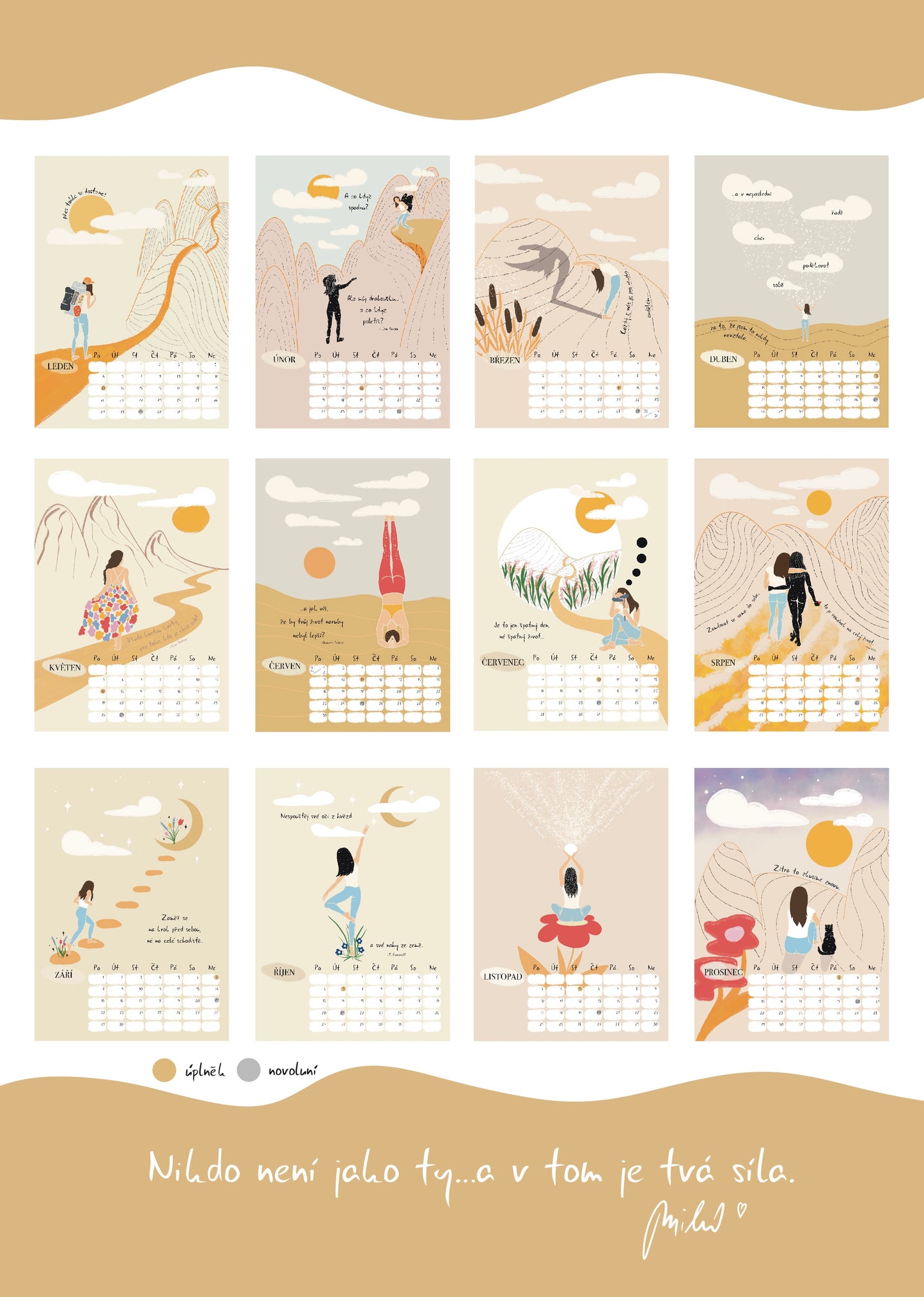 Inspirativní kalendář 2025 (A4) VÝPRODEJ