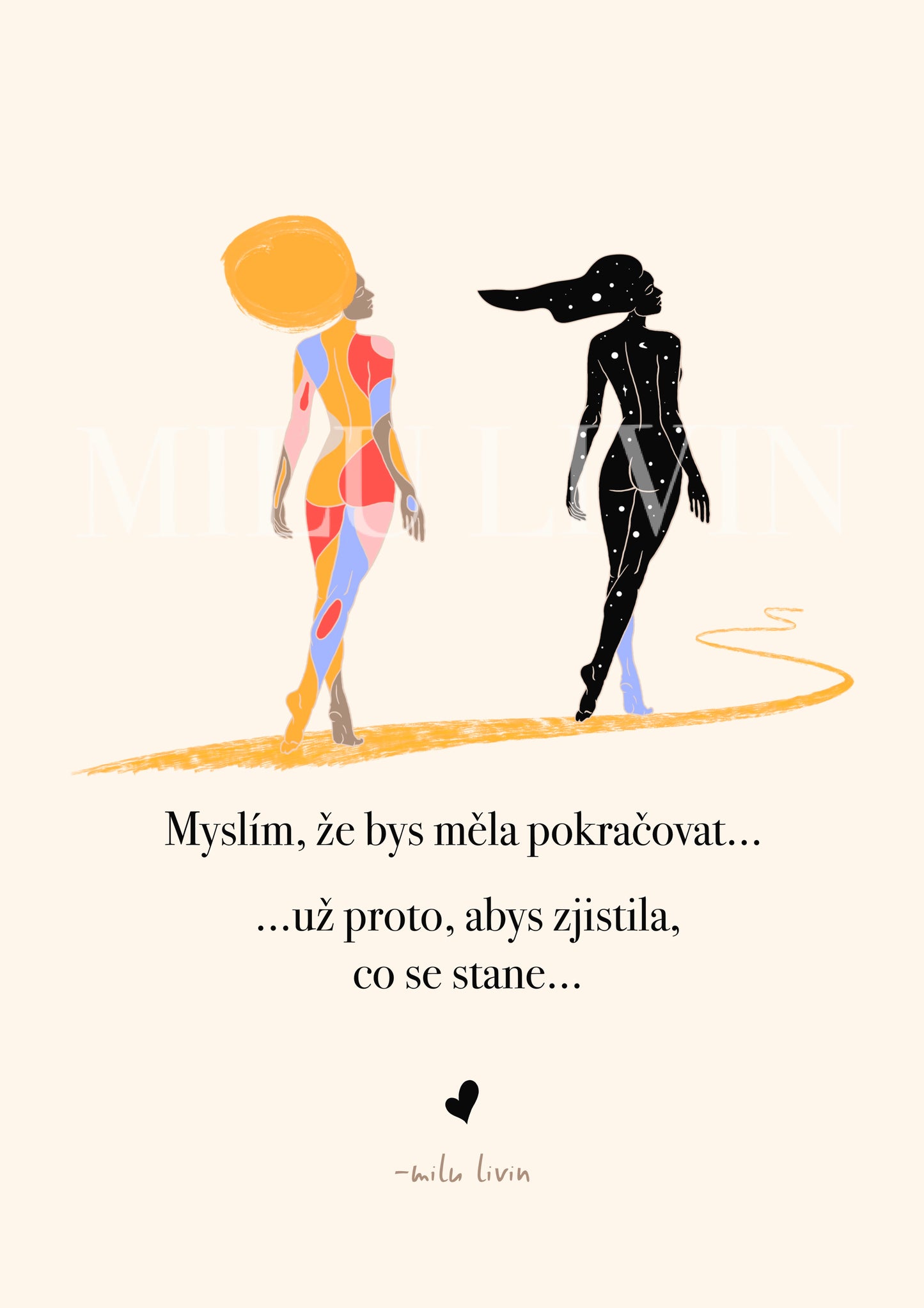 Pokračuj - Umělecký Tisk