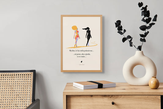 Pokračuj - Umělecký Tisk