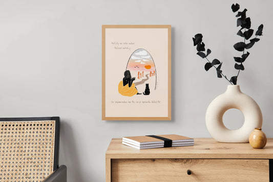 Co je důležité - Umělecký tisk