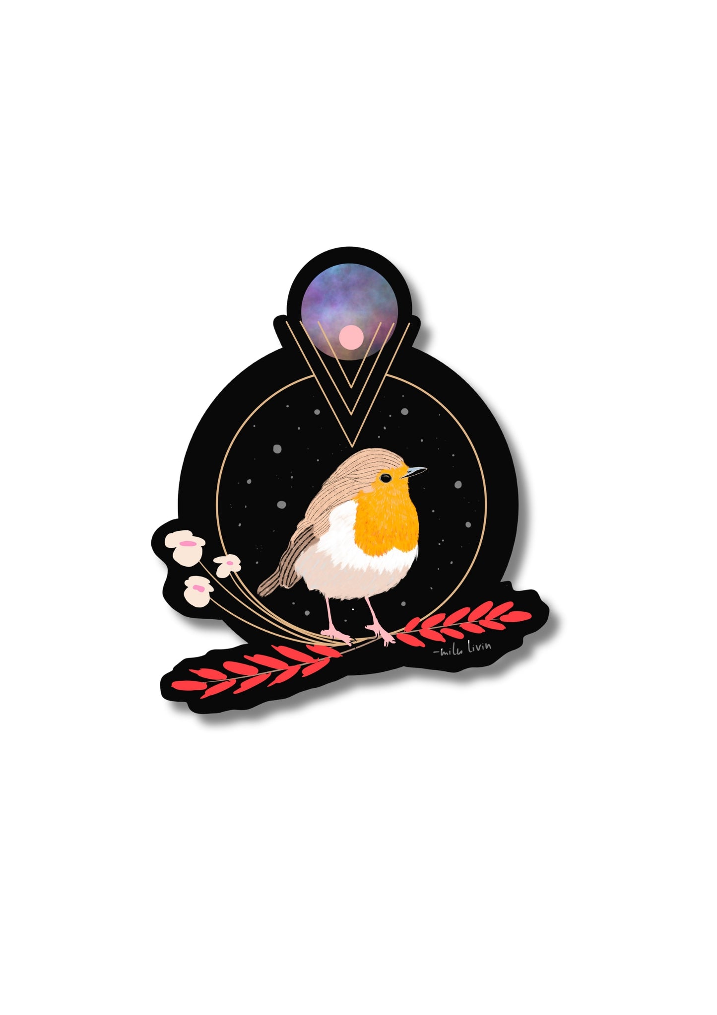 Červenka - Samolepka