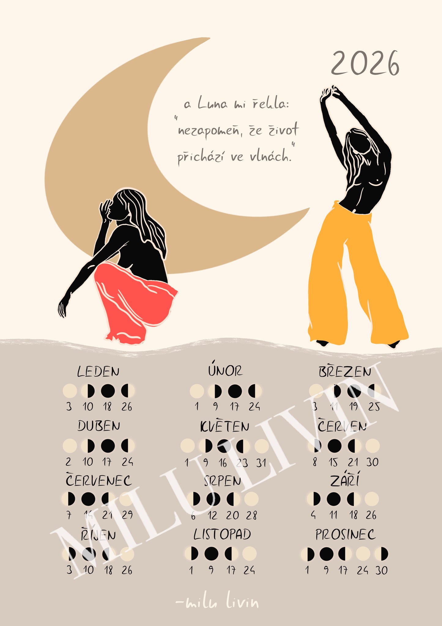 Lunární kalendář - Luna