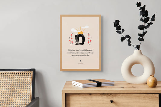 Hranice - Umělecký tisk