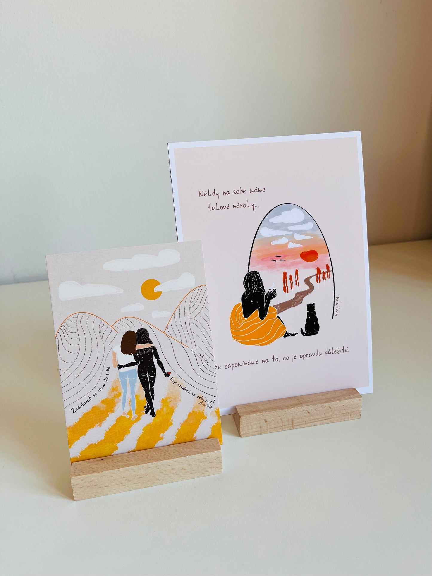 Dřevěný stojánek (buk)