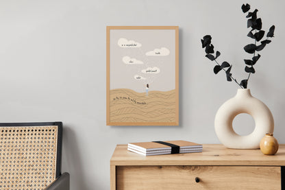 Chci poděkovat sobě - Umělecký tisk