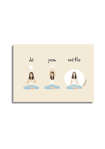 Jsem Světlo - Pohlednice