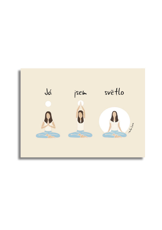 Jsem Světlo - Pohlednice