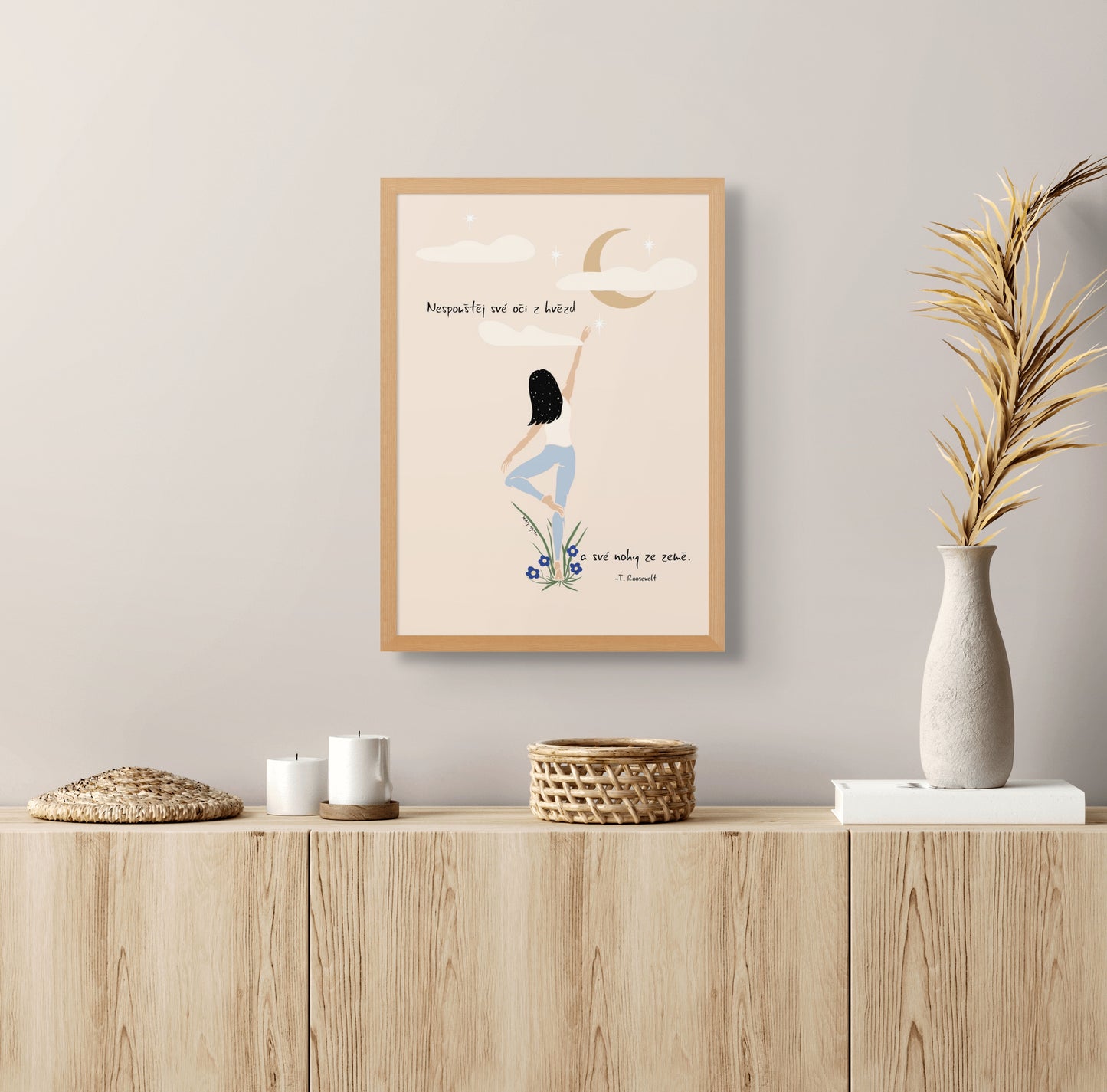 Nespouštěj oči - Umělecký tisk