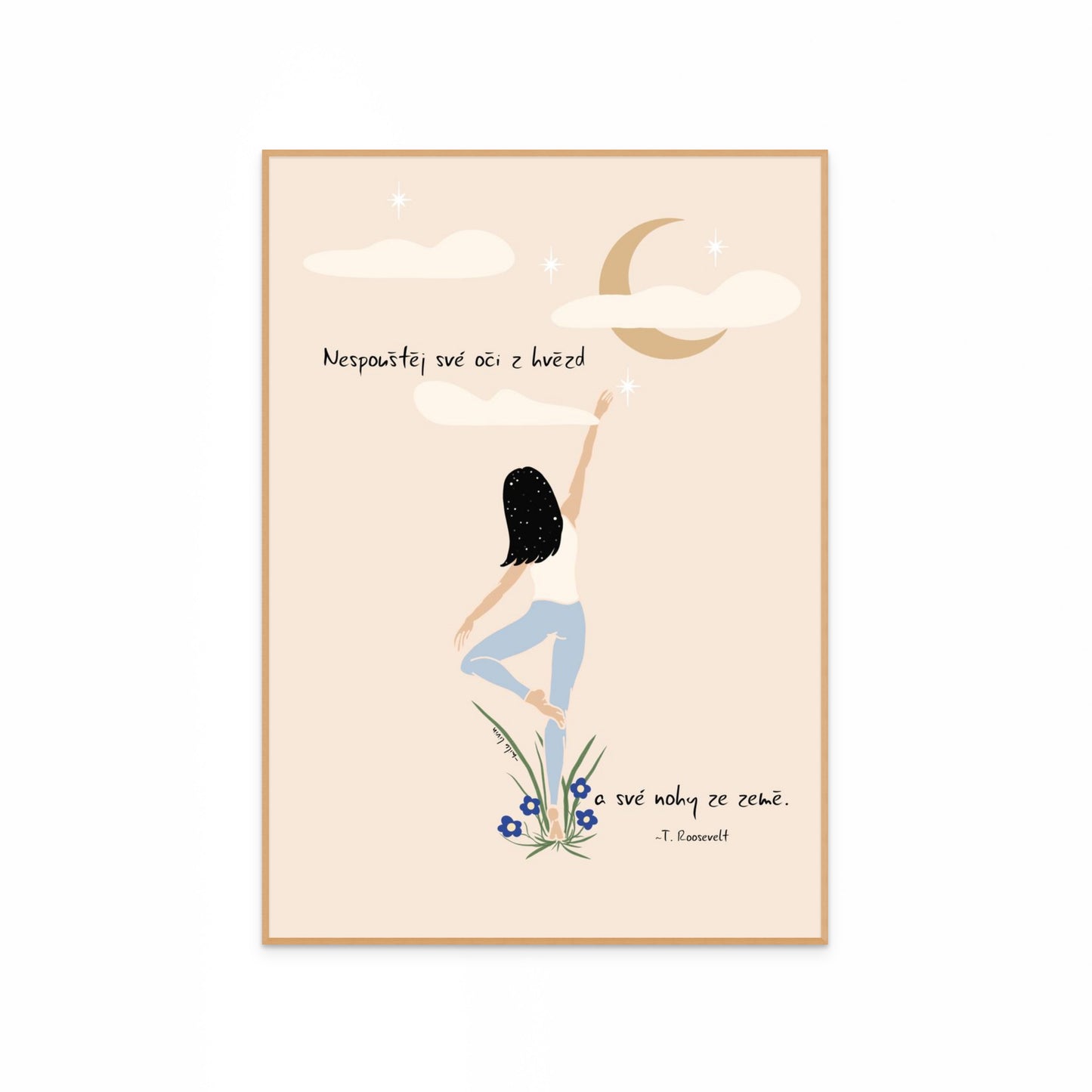 Nespouštěj oči - Umělecký tisk