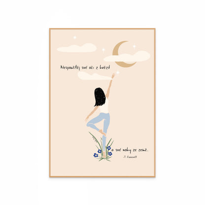 Nespouštěj oči - Umělecký tisk