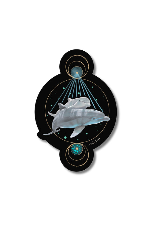 Delfíni - Samolepka